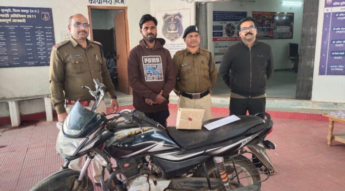 दवा तस्कर से 407 नग प्रतिबंधित नशीली दवा बरामद