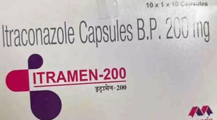 इट्राकोनाजोल कैप्सूल ज्यादा दाम में बेचने पर जब्त