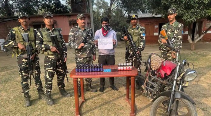 प्रतिबंधित नशीली दवाओं के साथ नेपाली तस्कर अरेस्ट