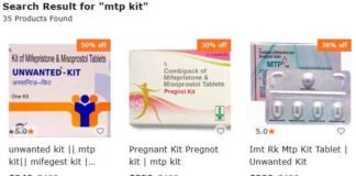 गर्भपात की गोलियों की ऑनलाइन बिक्री का मामला पकड़ा