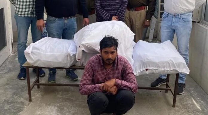 मकान से नशीली दवा की अवैध बिक्री करने पर तस्कर गिरफ्तार