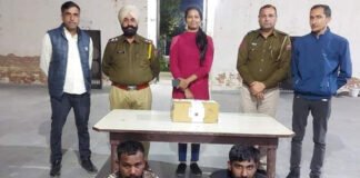 प्रतिबंधित नशीले कैप्सूलों की तस्करी का भंडाफोड़, दो गिरफ्तार