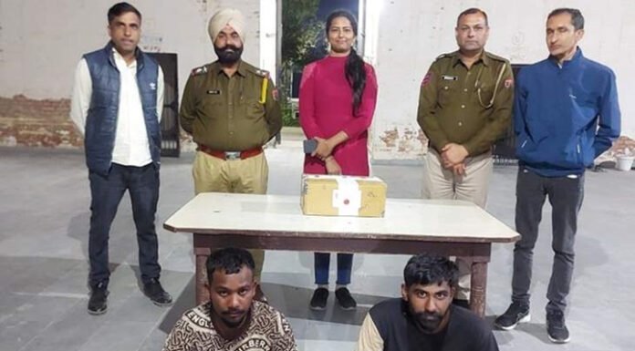 प्रतिबंधित नशीले कैप्सूलों की तस्करी का भंडाफोड़, दो गिरफ्तार