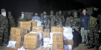 एस्कोफ कोरेक्स सिरप की 6,900 बोतलों की तस्करी पकड़ी