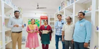 मेडिकल स्टोर पर रेड कर नकली ‘मोंटेक-एलसी’ टेबलेट्स जब्त