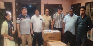 कैमिस्ट शॉप पर रेड कर भारी मात्रा में नशीली दवाएं जब्त