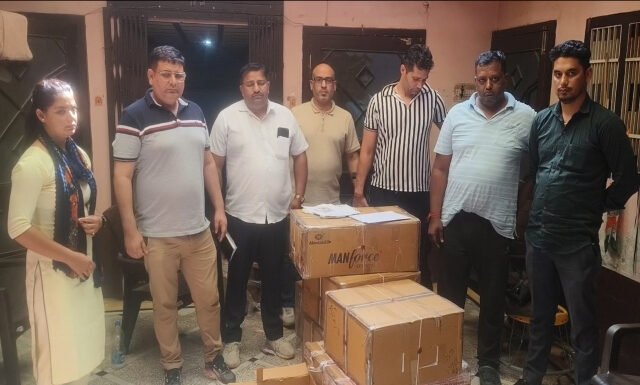 कैमिस्ट शॉप पर रेड कर भारी मात्रा में नशीली दवाएं जब्त