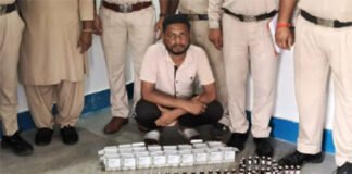 नशीले इंजेक्शन के साथ युवक को अरेस्ट कर जेल भेजा