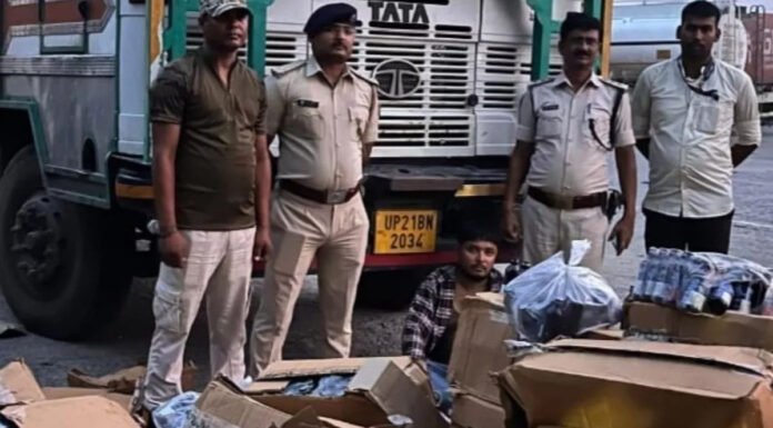 प्रतिबंधित कफ सिरप की तस्करी में ट्रक ड्राइवर गिरफ्तार