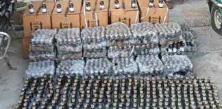 बॉर्डर पर नशीली सिरप की तस्करी पकड़ी, तस्कर गिरफ्तार