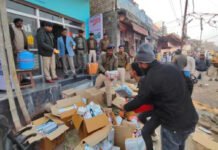 नशीली दवाइयां मिलने पर कई मेडिकल स्टोर सील