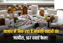 ड्रग अलर्ट : बीते माह 167 दवाइयां जांच मेेंं फेल मिली