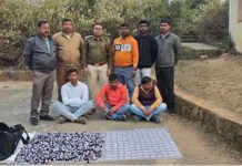 नशीले इंजेक्शन के अवैध कारोबार का भंडाफोड़, 5 तस्कर पकड़े