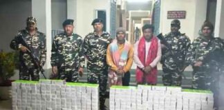 नशीले इंजेक्शन की खेप के साथ सीमा पर दो तस्कर अरेस्ट