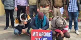 प्रतिबंधित कैप्सूल की तस्करी में तीन युवक अरेस्ट