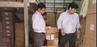 नकली दवा मामले में मेडिकल स्टोर पर छापेमारी