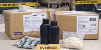 नशीली दवा की कुरियर पार्सल के जरिए सप्लाई पकड़ी