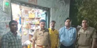 जनरल स्टोर पर प्रतिबंधित ऑक्सीटोसिन की बिक्री पकड़ी