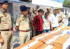 प्रतिबंधित नशीली दवाओं का जखीरा बरामद, तीन अरेस्ट
