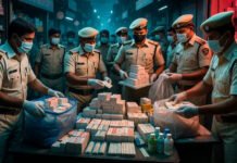 मेडिकल स्टोरों पर लाइसेंस बिना बिक रही दवाइयां पकड़ी