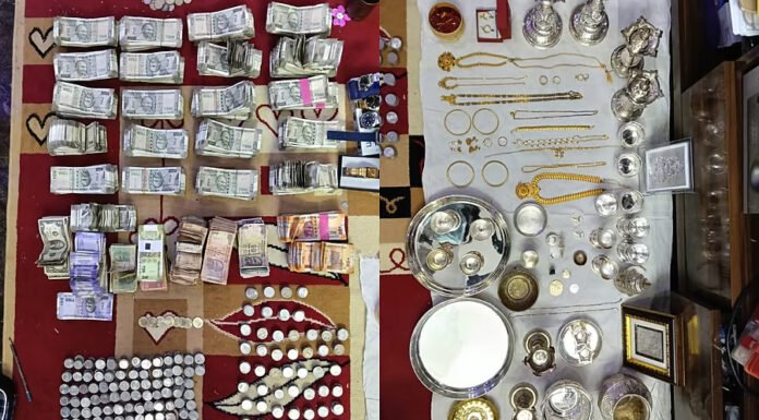 सहायक औषधि नियंत्रक के आफिस व निवास पर रेड