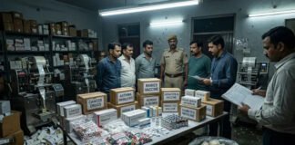 नकली दवा व्यापार में शामिल अंतरराज्यीय गिरोह का भंडाफोड़