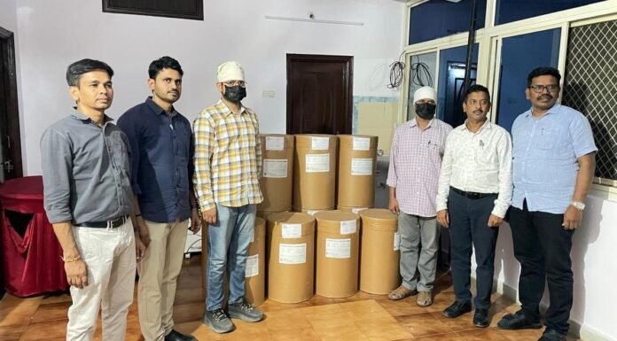 लेबल में छेड़छाड़ के आरोप में 70.56 लाख के औषधीय पदार्थ जब्त