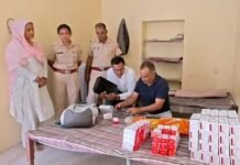 प्रतिबंधित नशीली टैबलेट का बड़ा जखीरा बरामद