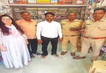 मेडिकल स्टोर पर छापा, प्रतिबंधित गोलियां और सिरप जब्त