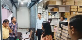नकली दवा की बिक्री करने पर 9 फर्मों का संचालन रोका