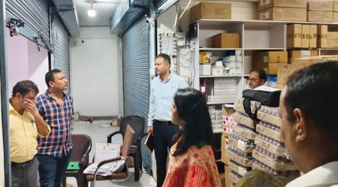 नकली दवा की बिक्री करने पर 9 फर्मों का संचालन रोका