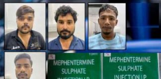 नशीले इंजेक्शन की अवैध बिक्री रैकेट का भंडाफोड़, 5 गिरफ्तार