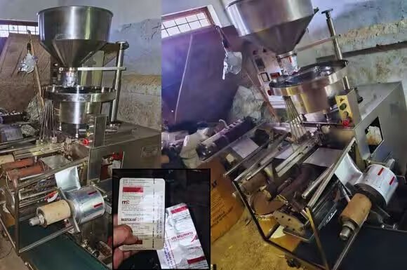 सिपला-लुपिन के नाम पर नकली दवा निर्माण का भंडाफोड़