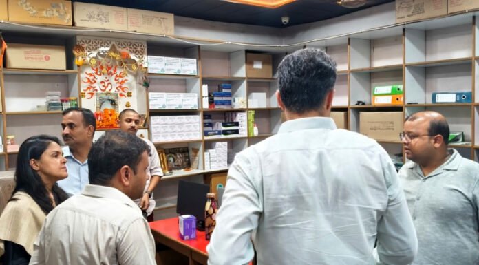 औषधि प्रशासन ने रेड कर 26 लाख से अधिक की नकली दवाएं पकड़ी