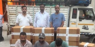 नशीली टेबलेट टैपेंटाडोल की तस्करी पकड़ी