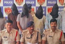 ट्रामाडोल इंजेक्शन की अवैध बिक्री में शामिल पांच लोग अरेस्ट