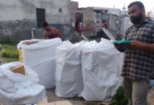 मकान पर रेड कर 2 करोड़ की प्रतिबंधित दवाएं जब्त की