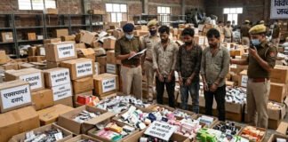 एक्सपायर्ड दवा और ब्यूटी प्रोडक्ट्स की रिपैकिंग रैकेट का भंडाफोड़