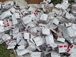 कुएं से दवा जब्त मामले में आगरा से तीन आरोपी दबोचे