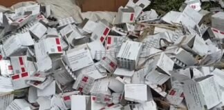 कुएं से दवा जब्त मामले में आगरा से तीन आरोपी दबोचे