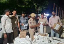 ब्रांडेड कंपनी के नाम पर नकली शैंपू बेचने का भंडाफोड़