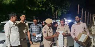 ब्रांडेड कंपनी के नाम पर नकली शैंपू बेचने का भंडाफोड़