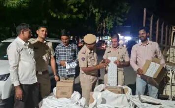 ब्रांडेड कंपनी के नाम पर नकली शैंपू बेचने का भंडाफोड़
