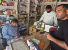 मेडिकल स्टोर पर नशीली दवाइयों की बिक्री का भंडाफोड़