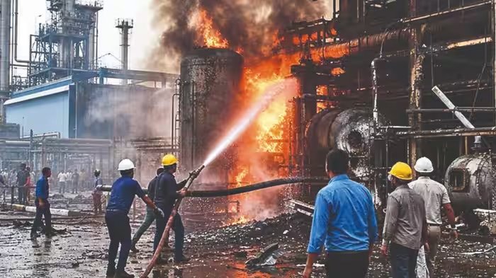 फार्मा कंपनी के रिएक्टर में ब्लास्ट होने से पांच लोगों की मौत