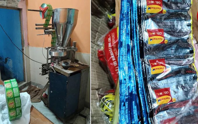 नकली ENO बनाने वाली फैक्ट्री का भंडाफोड़, 2 गिरफ्तार